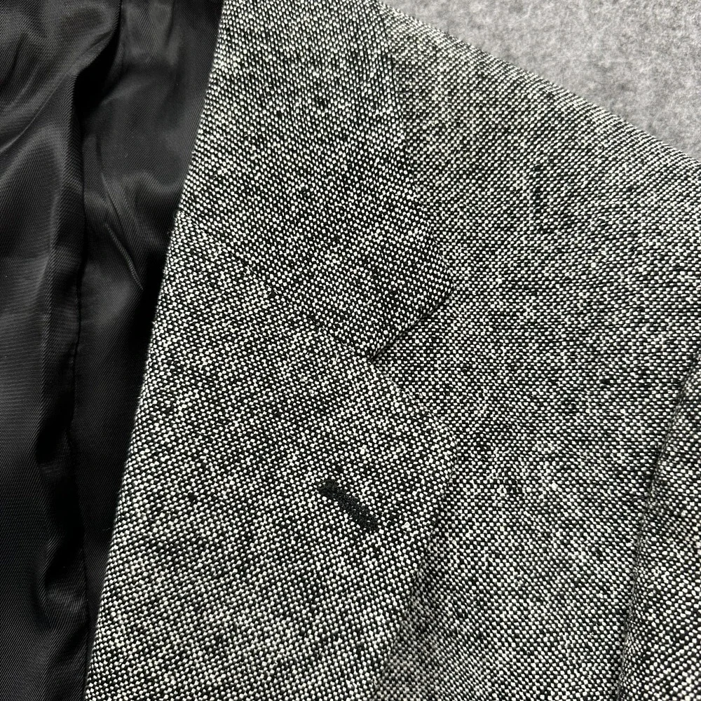 Vintage Roberto Vasalli 100% Silk Tweed Sport Coat Mens R42 Gray Yugoslavia‎